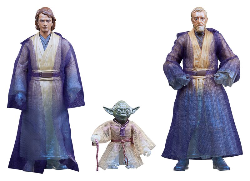 Star Wars Episode VI Black Series pack 3 figurines Force Spirits