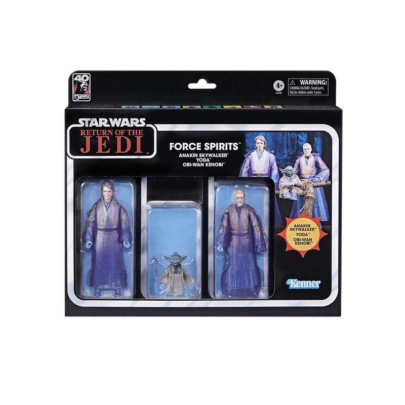 Star Wars Episode VI Black Series pack 3 figurines Force Spirits