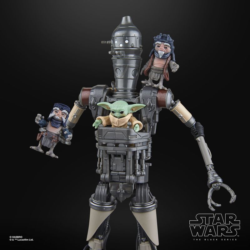 Star Wars: The Mandalorian Black Series pack 2 figurines IG-12 &amp; Grogu