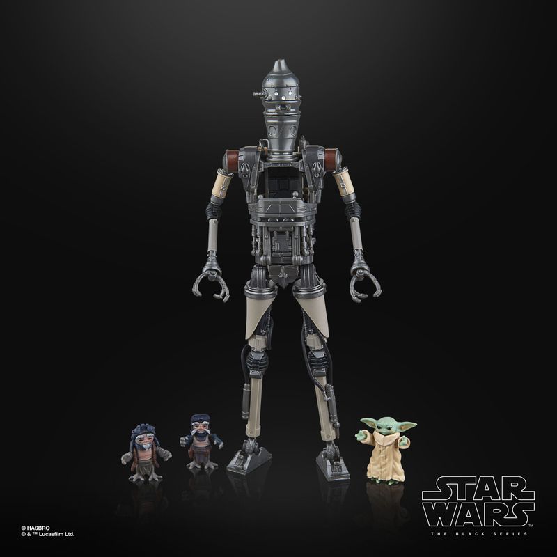 Star Wars: The Mandalorian Black Series pack 2 figurines IG-12 &amp; Grogu