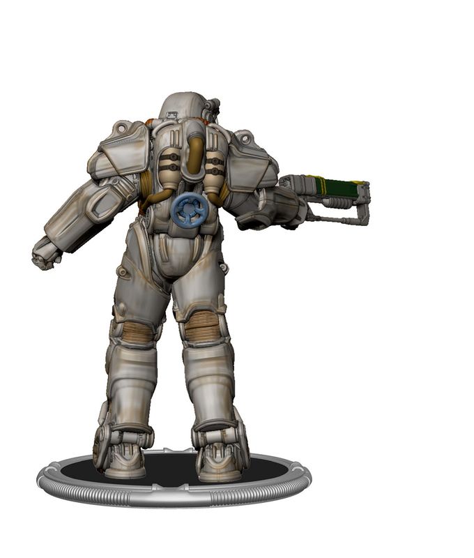 Fallout T-60 Power Armor 7 cm
