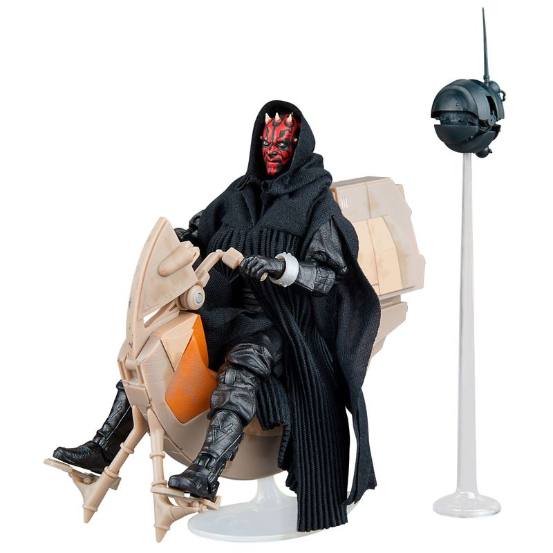Star Wars Episode I Black Series Darth Maul &amp; Sith Speeder 25th Anniversary