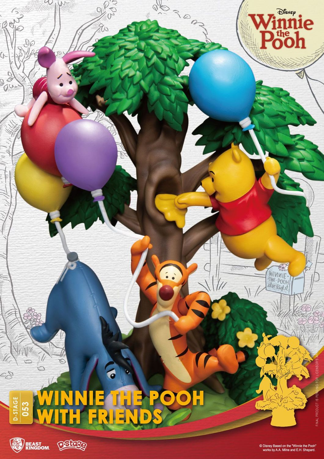 D-Stage Winnie The Pooh With Friends