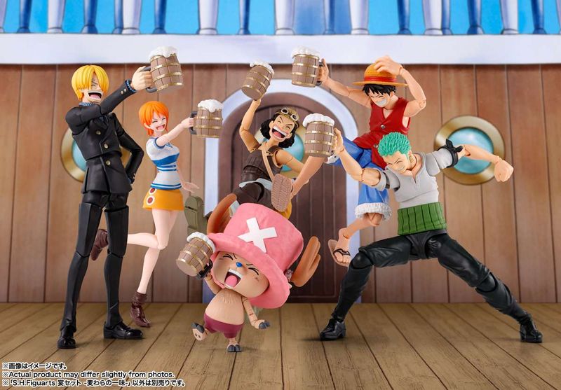One Piece The Straw Hat Crew Sh Figuarts Party Set