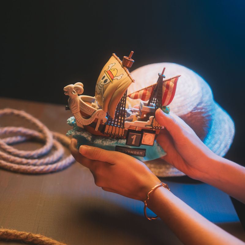 One Piece Going Merry 3D Perpetual Calendar