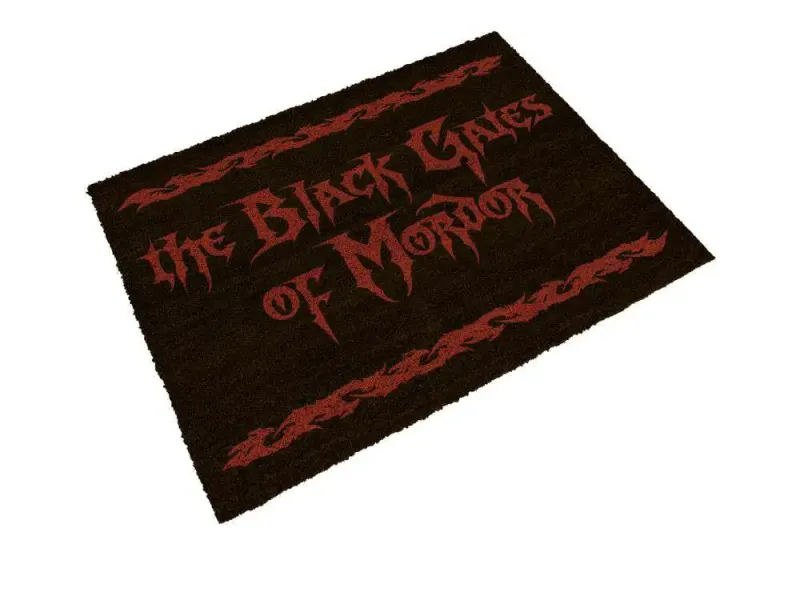 Lord Of The Rings The Black Gates Of Mordor Doormat