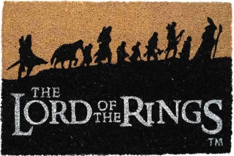 The Lord Of The Rings Fellowship Doormat