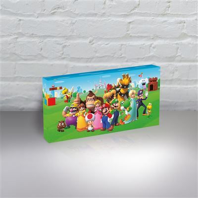 Super Mario Group Light Up Canvas