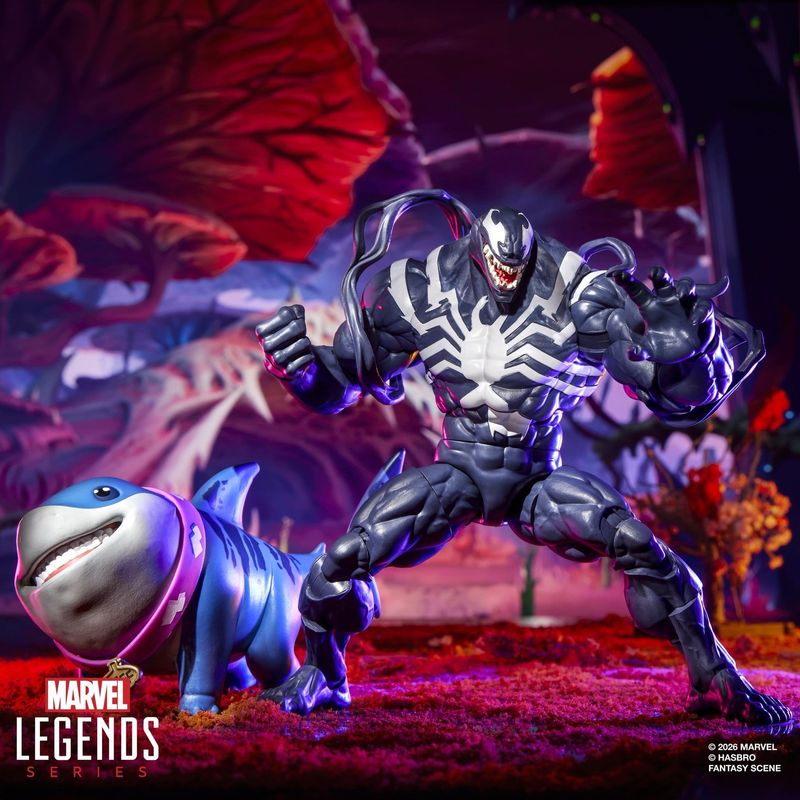 Marvel Legends RIVALS pack 2 figurines Venom & Jeff the Land Shark