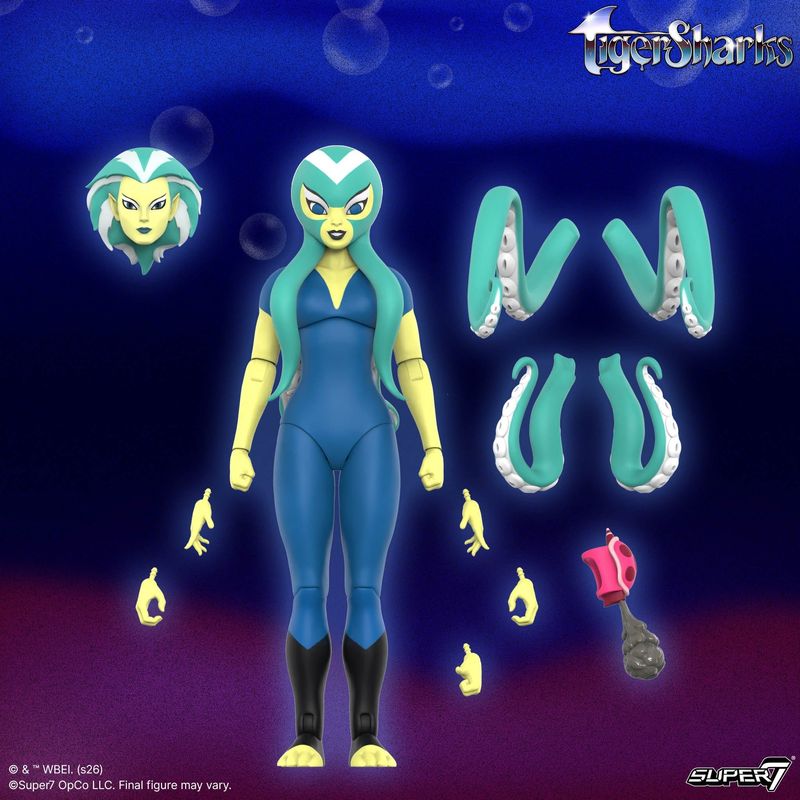 TigerSharks figurine Ultimates Wave 01 Octavia (Hybrid)