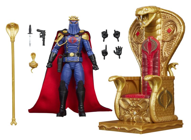 G.I. Joe Classified Series Cobra Commander in Dress Uniform &amp; Throne