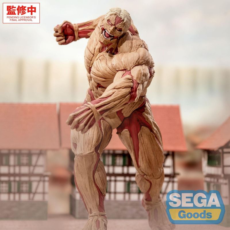 Attack On Titan Reiner Braun Armored Titan Gigantix Figure Attack On Titan Reiner Braun Armored Titan Gigantix Figure