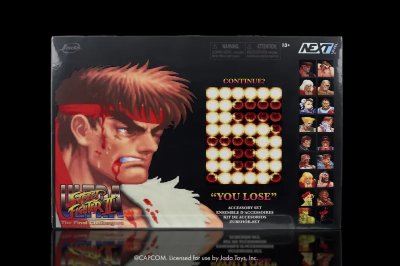 Street Fighter 2 You Lose Accessory Face Pack Sdcc26 Excl Limited Jada Toys