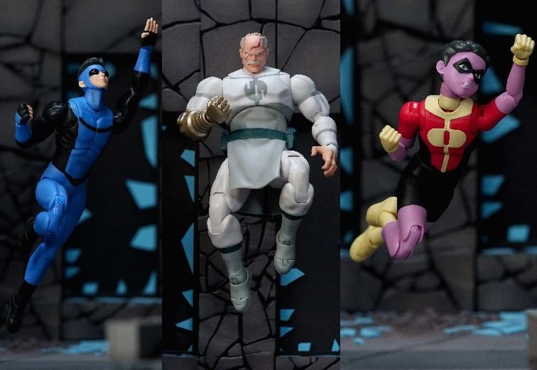 Invincible Invincible With Kid Omni Man & Conquest Limited Action Figure Set(3) Invincible Invincible With Kid Omni Man & Conquest Limited Action Figure Set(3)
