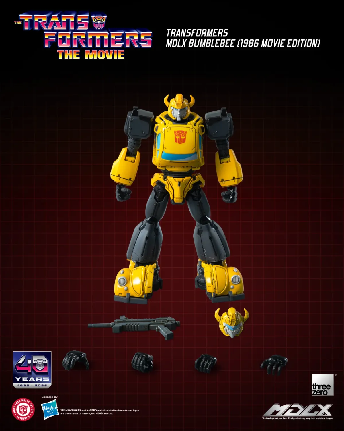Transformers Mdlx Bumblebee 1986 Movie Edition