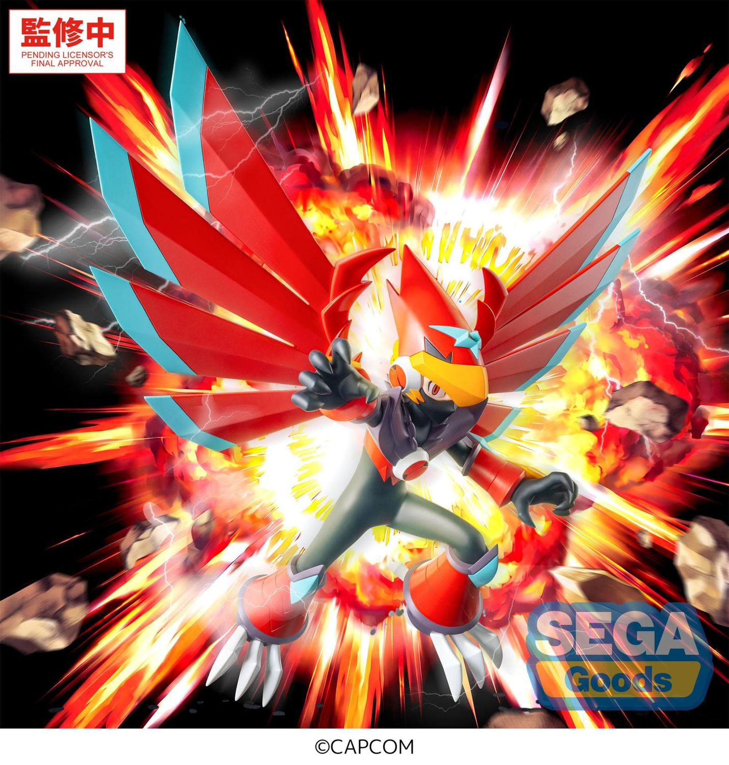 Mega Man Battle Network Mega Man Falzar Beast Luminasta