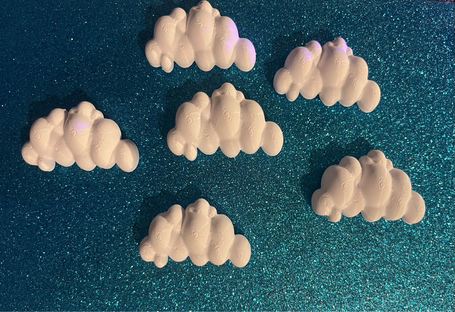 3D Printed Cloud Ledges Set Of 6