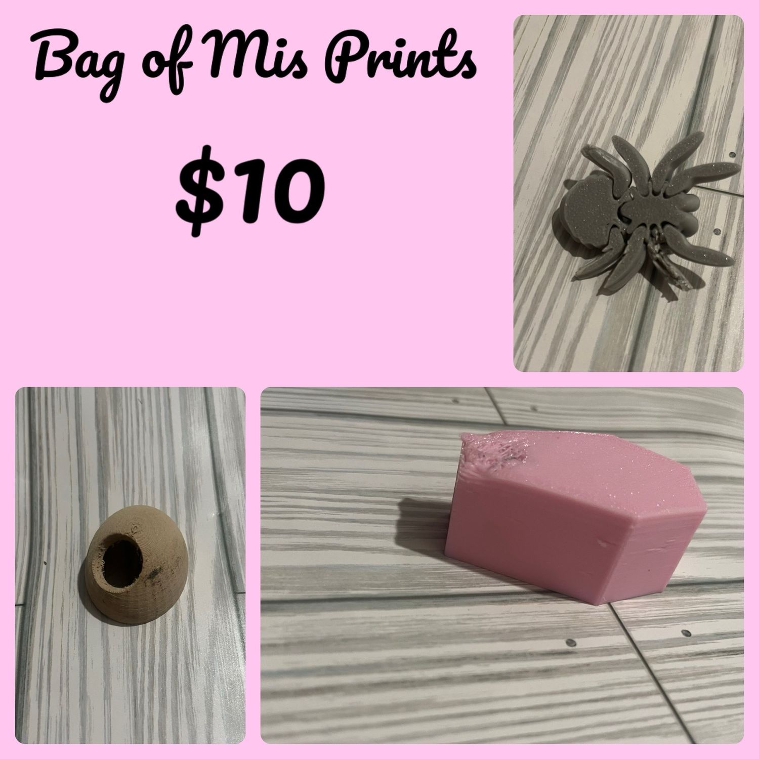 Bag Of Mis Print Decor