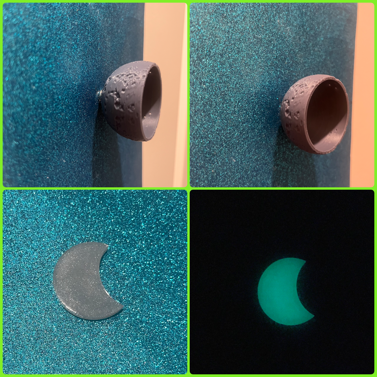 Moon Hide &amp; Glow N Dark Moon