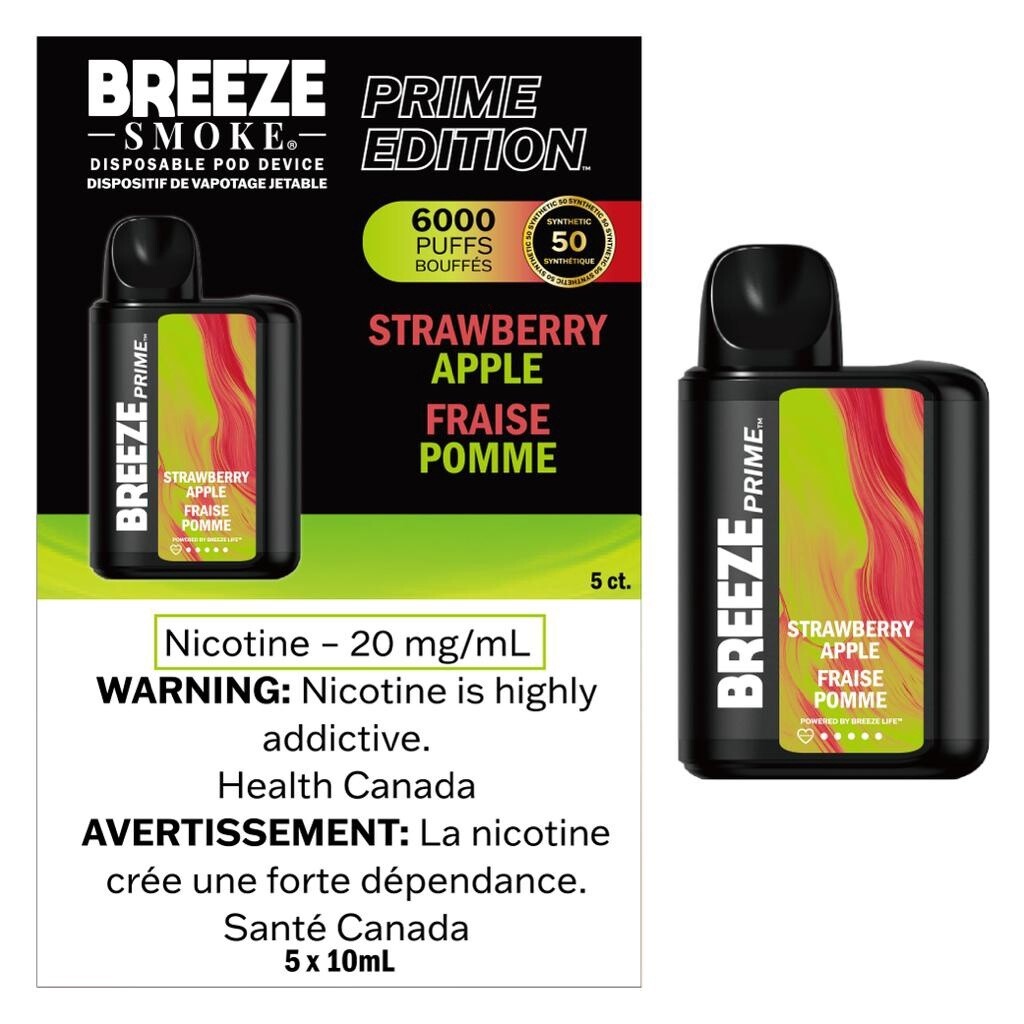 BREEZE PRIME EDITION (6000 PUFFS)- ONTARIO