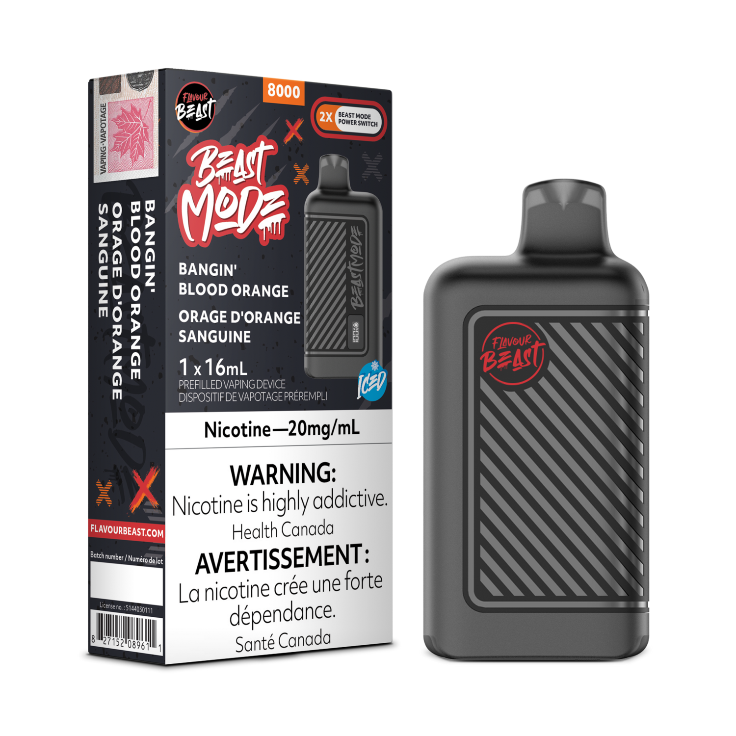 FLAVOUR BEAST BEAST MODE (8000 PUFFS) RECHARGEABLE
