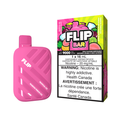 FLIP BAR TROPICAL ICE + PASSION PUNCH ICE (9000 PUFFS)