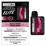 BREEZE ELITE (4000 PUFFS), Flavour: BLACK CHERRY, MG: 20MG SYNTHETIC