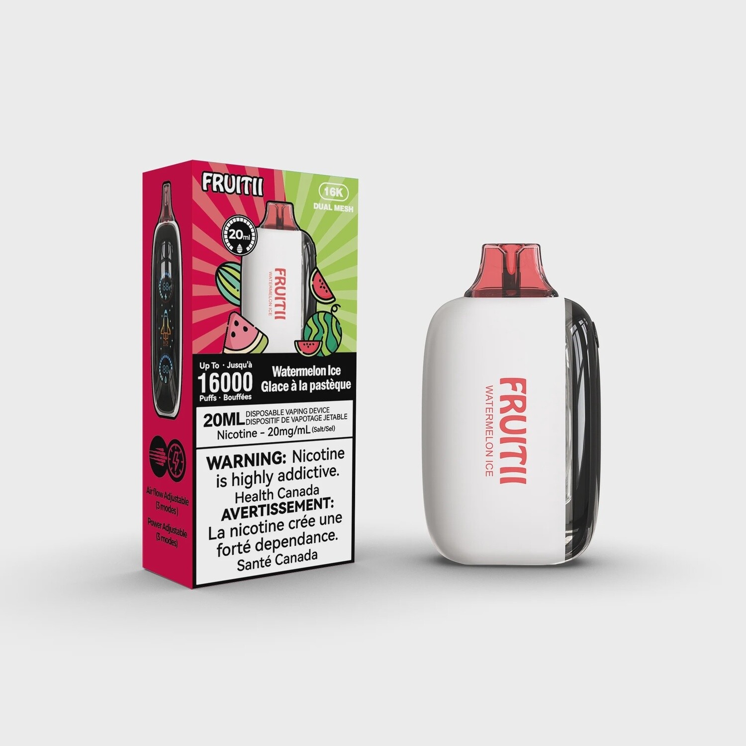 FRUITII DISPOSABLE (16,000 PUFFS) RECHARGEABLE