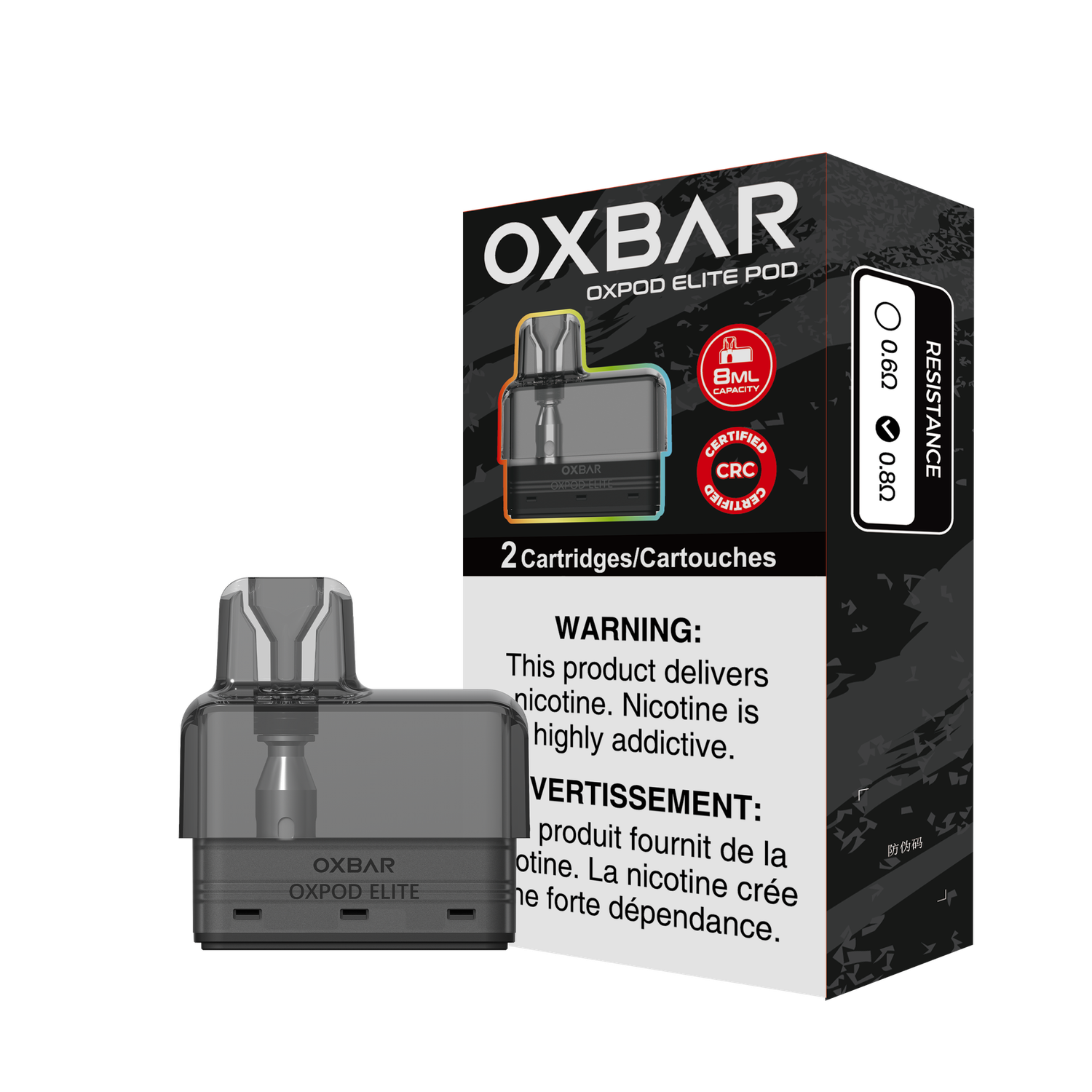 Oxbar Oxpod Elite Replacement Pod (2 Pack) [CRC]