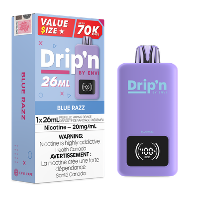 DRIP&#39;N BY ENVI 26ML 70K PUFFS- ONTARIO