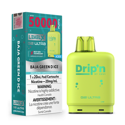 LEVEL X DRIP&#39;N G2 ULTRA (50000 PUFFS)-ONTARIO