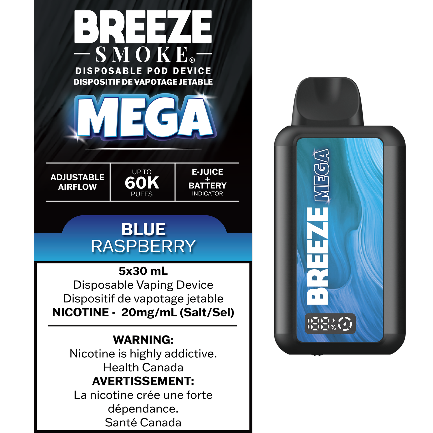 BREEZE MEGA (60K PUFFS)-ONTARIO
