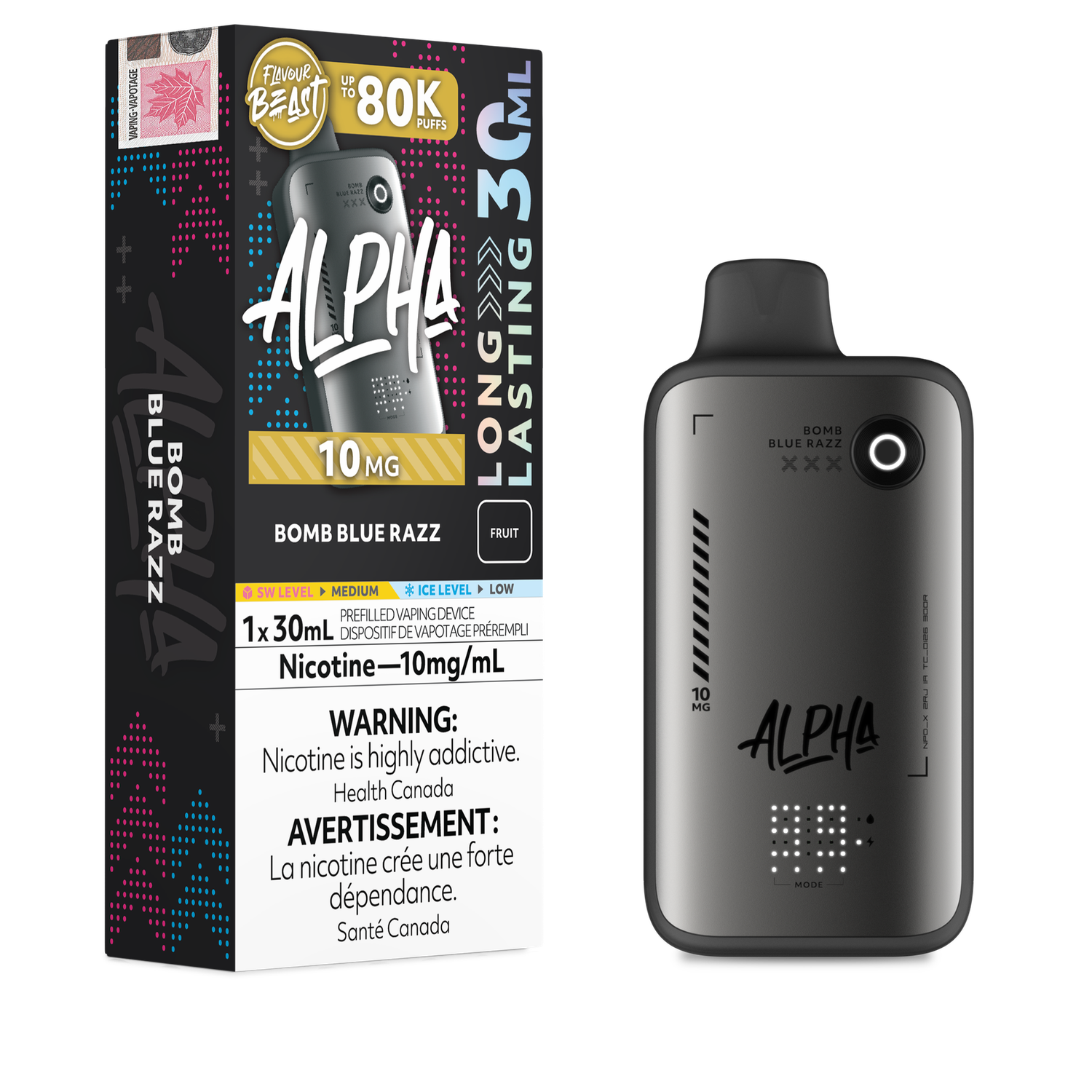 FLAVOUR BEAST ALPHA 80K PUFFS (10MG NIC)
