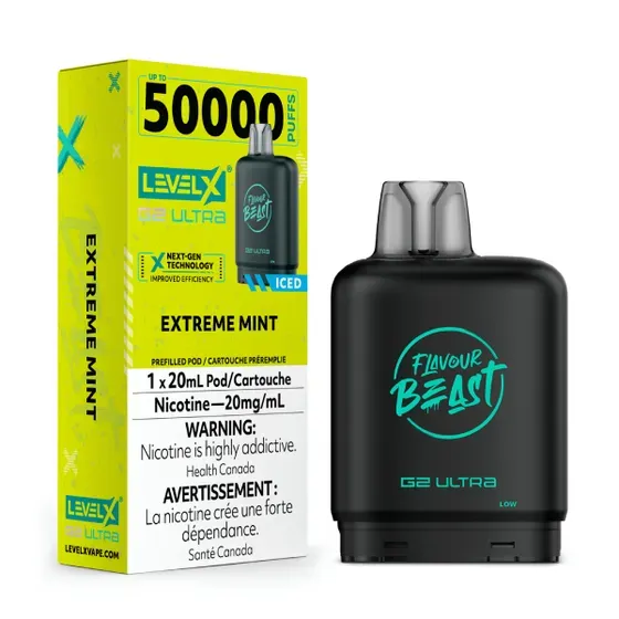 LEVEL X G2 ULTRA 50K PUFFS ZERO NIC-ONTARIO