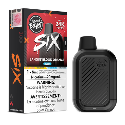 FLAVOUR BEAST SIX (24K PUFFS) DISPOSABLE- ONTARIO