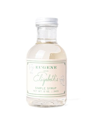 Eugene &amp; Elizabeth&#39;s Simple Syrup · 12 oz.