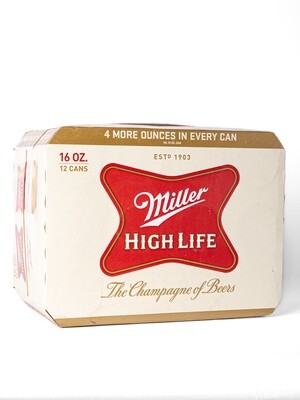 Miller High Life 16 oz. 12-Pack