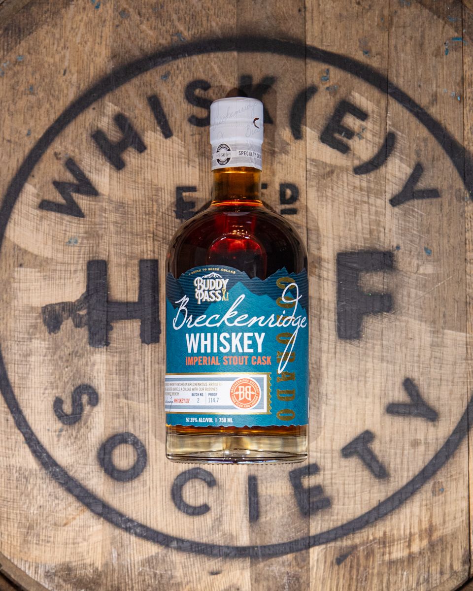 Breckenridge &quot;Buddy Pass&quot; Imperial Stout Cask Finished Whiskey · 750 ml