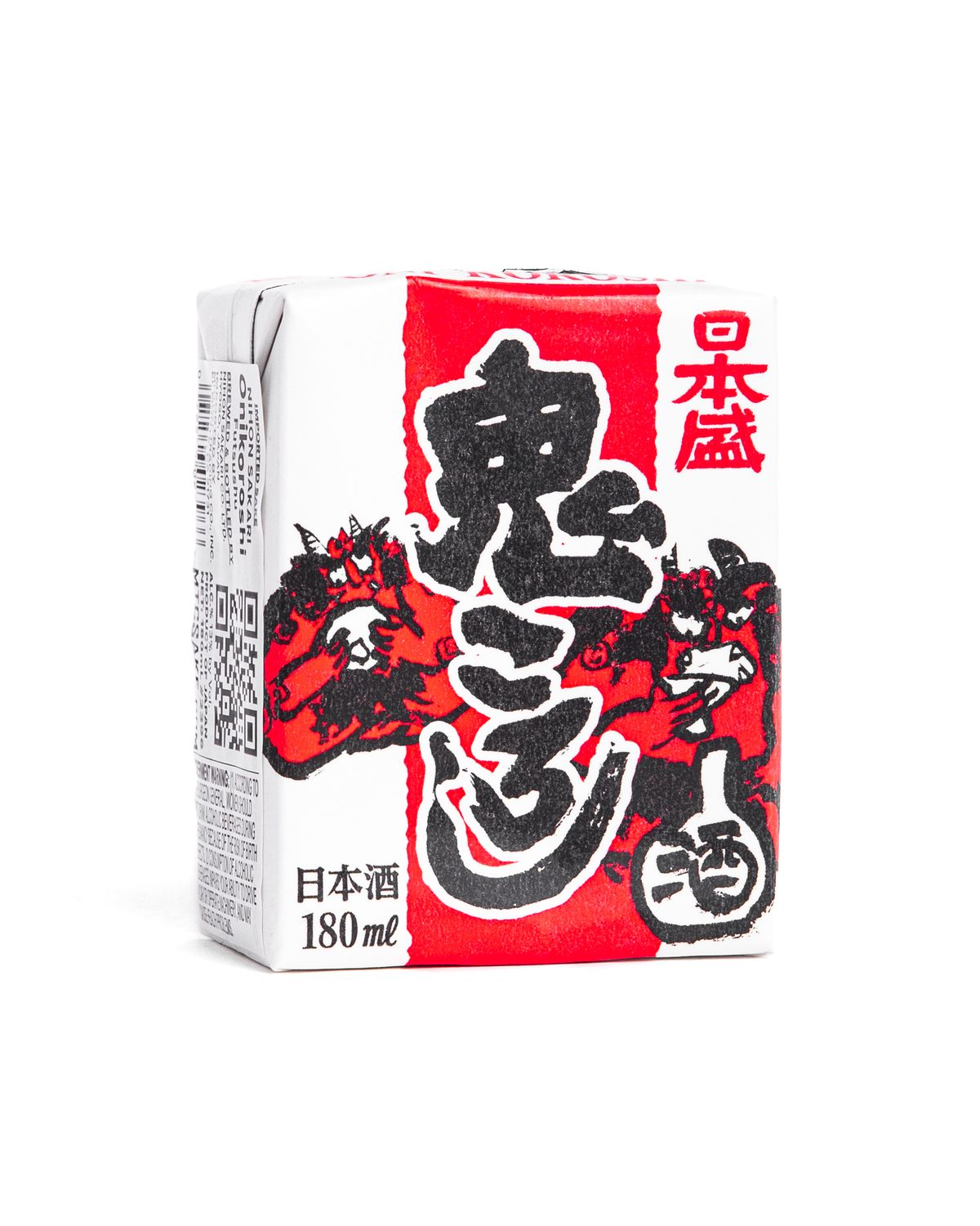 Nihon Sakari Oni Juice Box Red