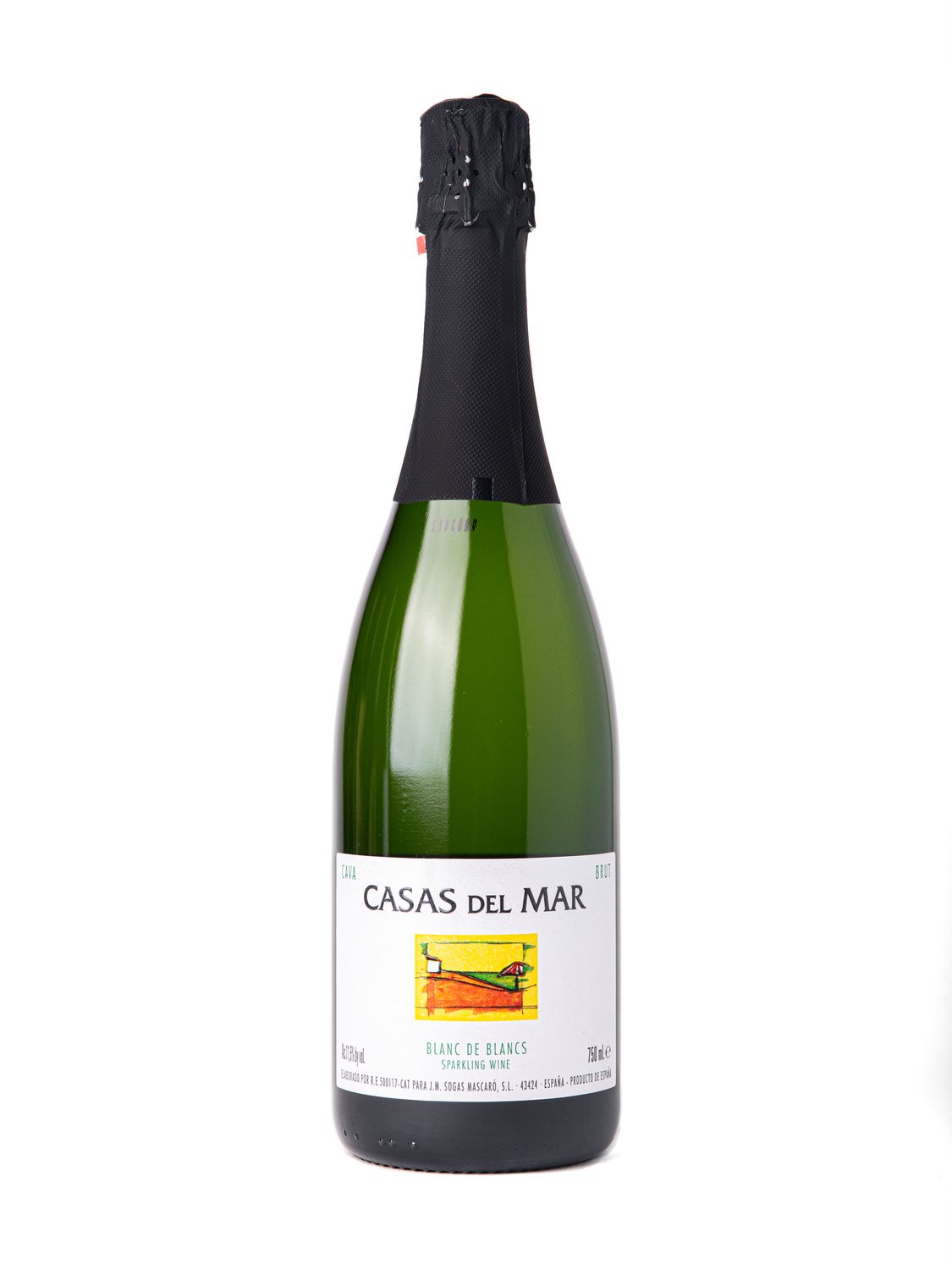 Casas del Mar Cava Brut Blanc de Blanc · 750 ml