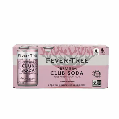 Fever Tree Club Soda · 8-Pack Cans