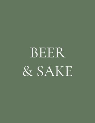 Beer &amp; Sake