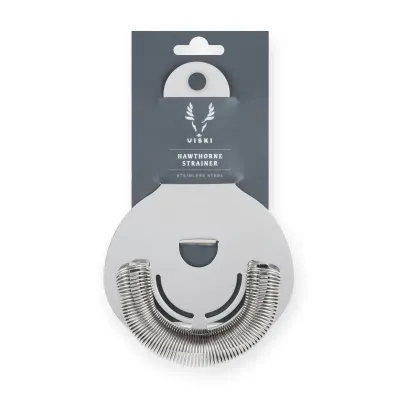 Viski Stainless Steel Hawthorne Strainer