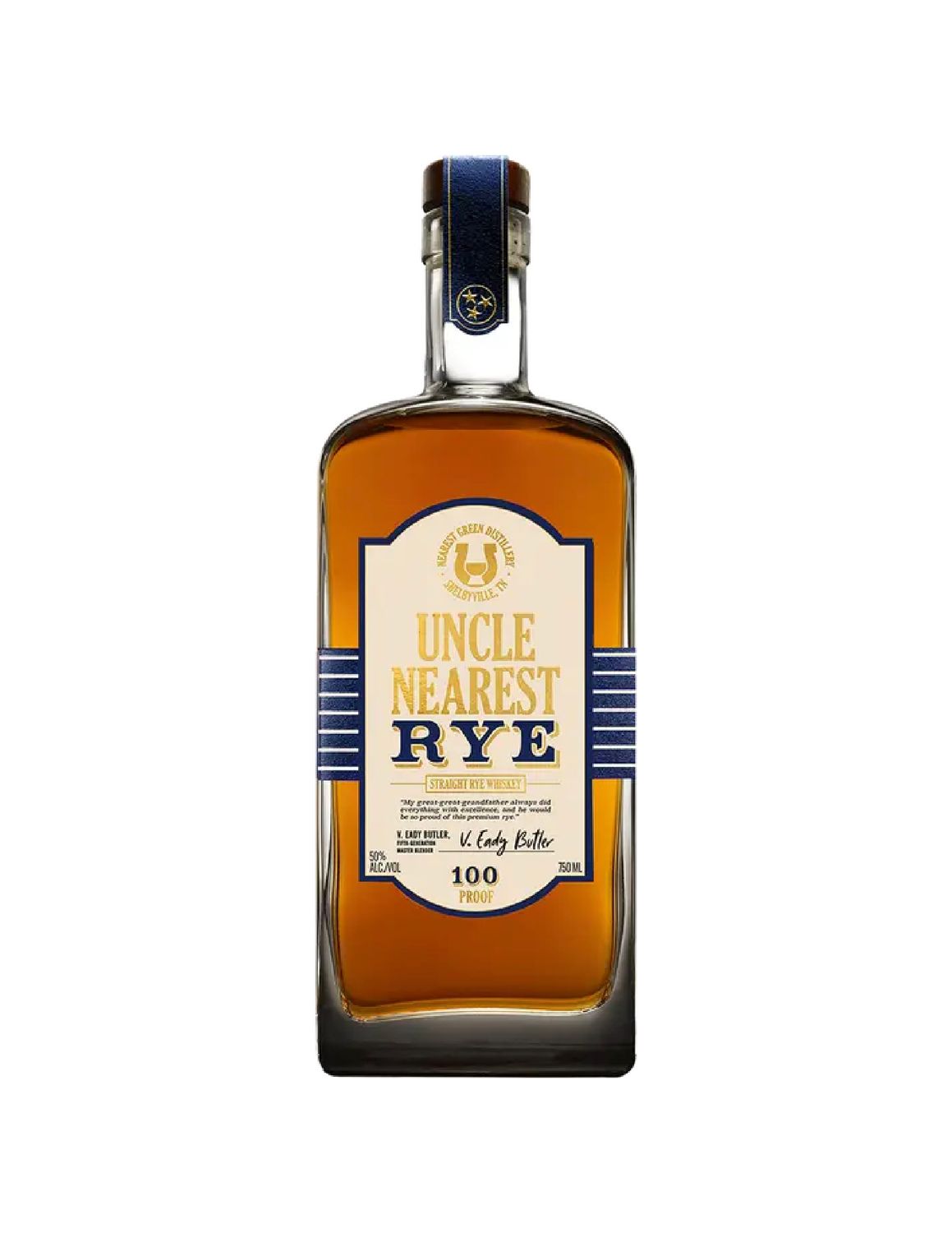 Uncle Nearest Straight 100 Proof Rye · 750 ml