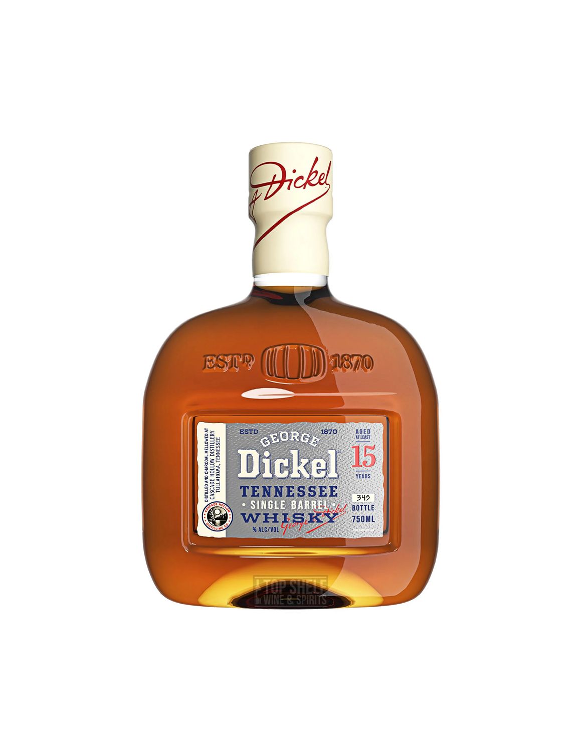 George Dickel 15-Year Single Barrel Whiskey · 750 ml