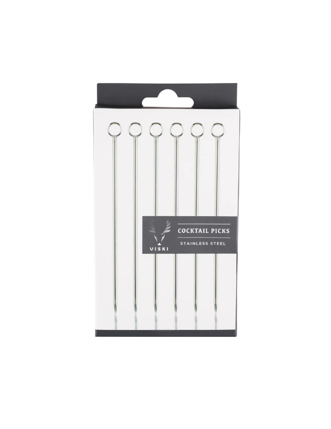 Viski - Stainless Steel Cocktail Picks · Set of 6