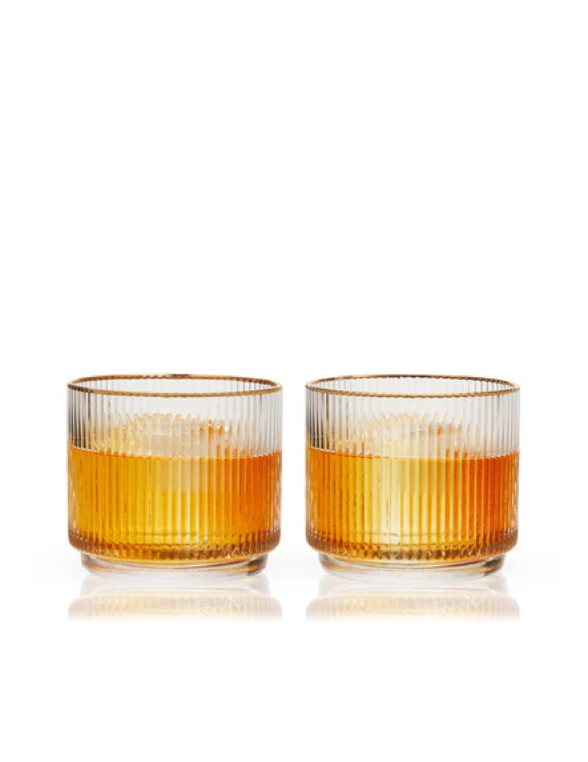 Meridian Crystal Lowball Glasses · Set of 2