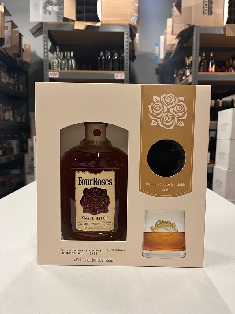 Four Roses Small Batch Gift Pack w/ Ice Molds · 750 ml