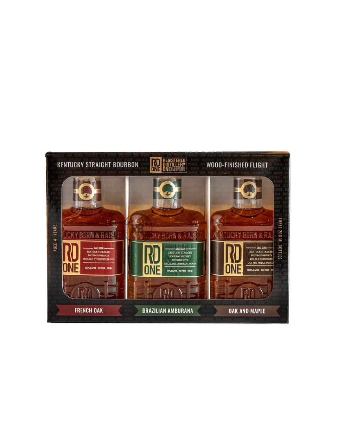 RD1 Wood-Finished Bourbon Flight · 3 x 200 ml