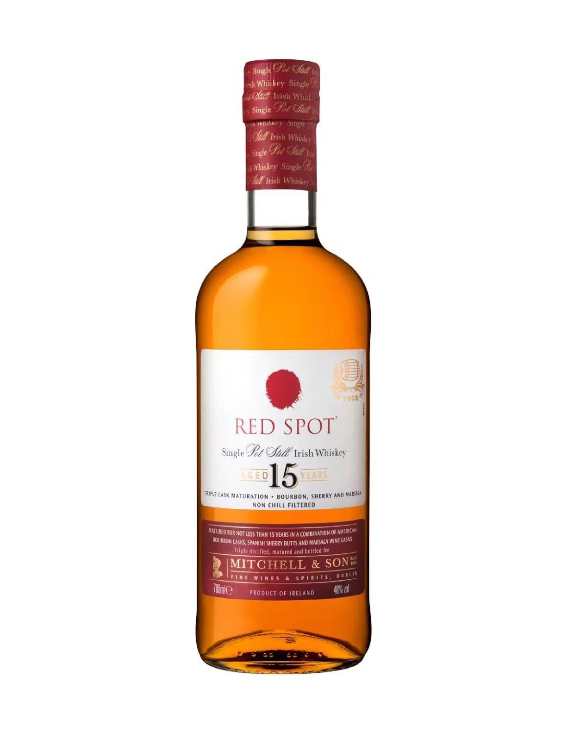 Mitchell&#39;s Red Spot 15-Year · 750 ml
